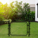 Peak Chain Link Fencing 32mm Black Rail End Assembly - Durable Aluminium - Easy Installation