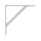 Carinya Straight Stayed Bracket 300mm White Steel 125kg Load Capacity