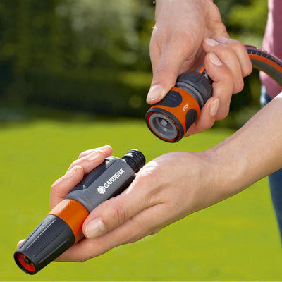Gardena 13mm Adjustable Spray Nozzle - Plastic - Ergonomic - Versatile