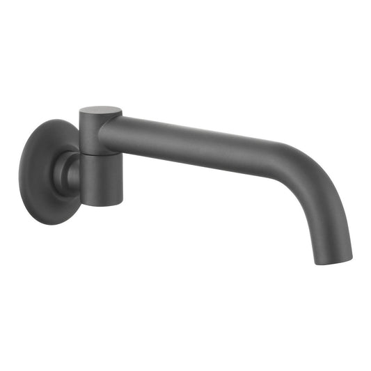 Mondella Swivel Bath Spout - Matte Black - 185mm Reach - Flexible Design