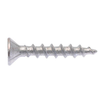 Zenith Timber Screws - 8g x 25mm - Carbon Steel - Galvanised - 500 Pack