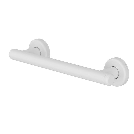 Homecare By Caroma 300mm White Straight Grab Rail - Stainless Steel - Safety Support