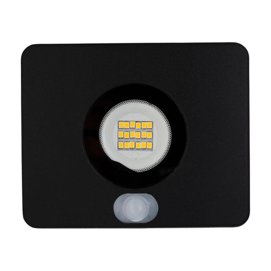 Hpm Leana 20W Slimline Security LED Floodlight - Black - Aluminium - Weatherproof - Auzzistore