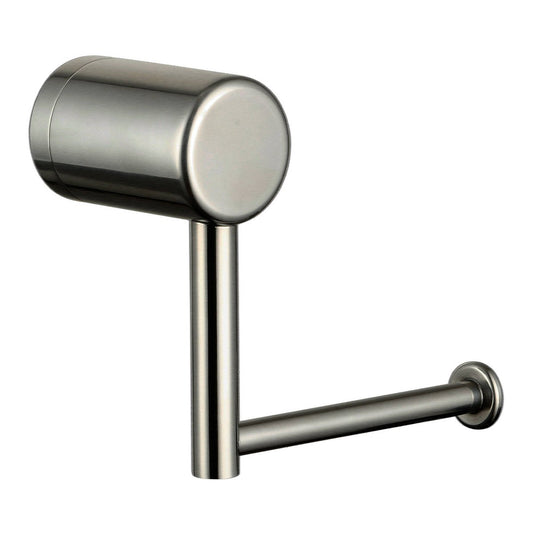 Evekare Brushed Nickel Toilet Roll Holder - 159mm x 81mm x 140mm - Durable Design