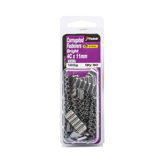 Paslode Corrugated Nails 40 x 11mm Bright Steel 90 Pack Durable - Auzzistore