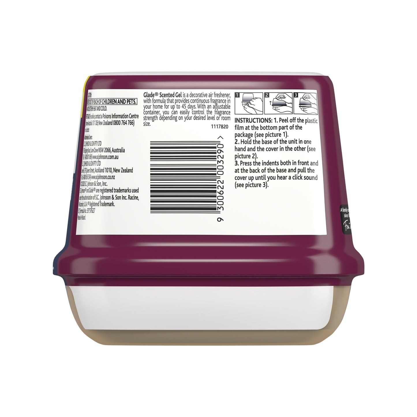 Glade 180g Gel Air Freshener - Floral Whispers