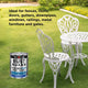White Knight Rust Guard Marine Blue Gloss Epoxy Enamel Paint 1L - UV-Resistant, Durable