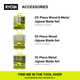 Ryobi 18V ONE+ HP Barrel Grip Jigsaw Tool Only - 3200 SPM - Precision Cutting