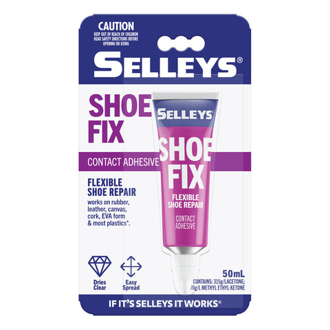 Selleys Shoe Fix 50ml Adhesive - Strong Bonding - Weather Resistant
