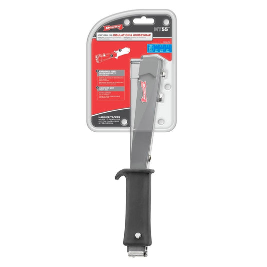 Arrow HT55 Hammer Tacker - Heavy-Duty Steel - 1kg - Grey/Black - Auzzistore