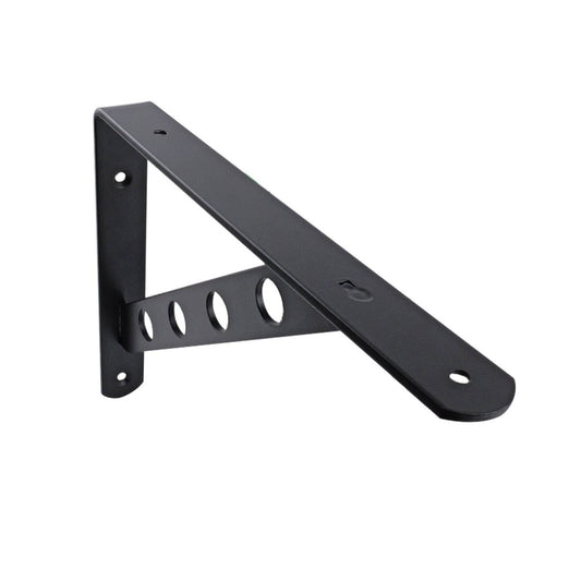 Carinya Heavy Duty Circle Stayed Bracket 250x195mm Black Steel - Auzzistore