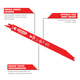 Diablo Reciprocating Saw Blades - 9" - Bi-Metal - Flush Cut - 5 Pack