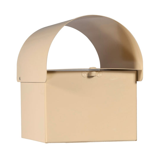 Sandleford Cream Dune Post Mounted Letterbox - Galvanised Steel - EB03 – view 2