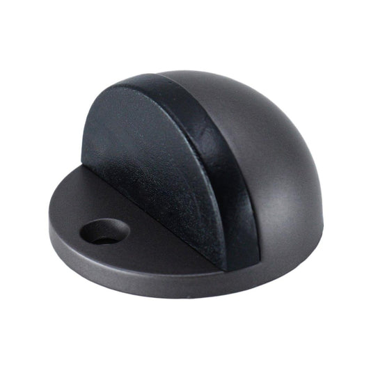 Adoored Half Moon Door Stop - Gun Metal Grey - 45mm x 25mm x 45mm - Durable - Auzzistore