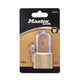 Master Lock 40mm Padlock - Brass Body - Hardened Steel Shackle - Durable
