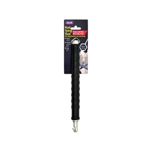 Jack Rod Tying Tool - 30mm Steel & Rubber - Smooth Spiral Action - Auzzistore