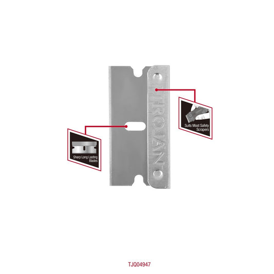Trojan Scraper Blades - 10 Pack - Sharp Long Lasting - Safety Use – view 2 - Auzzistore