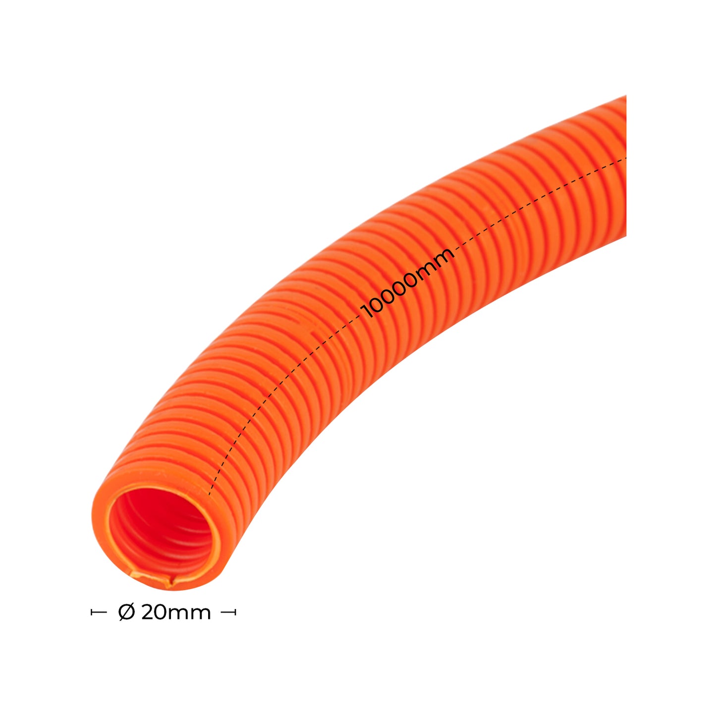 Deta 20mm X 10m Heavy Duty Corrugated Conduit