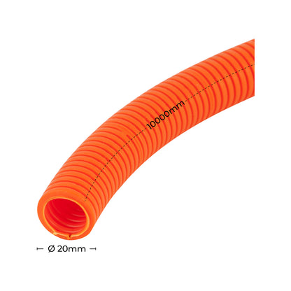 Deta 20mm X 10m Heavy Duty Corrugated Conduit