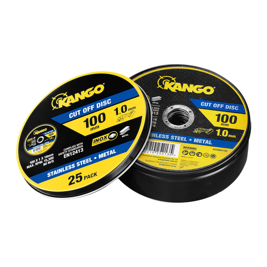 Kango Metal Cut Off Discs - Pack of 25 - 100mm - Inox-Free - Durable – view 2 - Auzzistore
