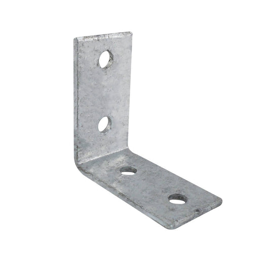 Carinya Reinforcing Angle Bracket - 100mm x 100mm x 50mm - Hot Dipped Galvanised - Corrosion Resistant - Auzzistore