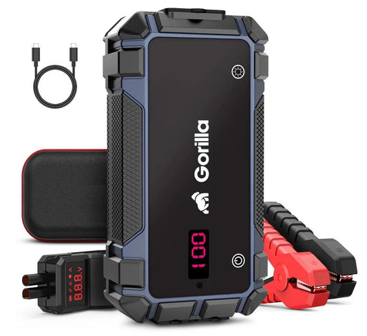 Gorilla 20,000mAh IP65 Water Resistant Jump Starter Kit