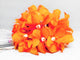 1 Set of 20 LED Orange Frangipani Flower Battery String Lights Christmas Gift Home Wedding Party Decoration Outdoor Table Garland Wreath | Auzzi Store