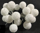 1 Set of 20 LED White 5cm Cotton Ball Battery Powered String Lights Christmas Gift Home Wedding Party Bedroom Decoration Outdoor Indoor Table Centrepiece | Auzzi Store