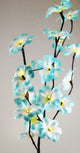 1 Set of 50cm H 20 LED Blue Frangipani Tree Branch Stem Fairy Light Wedding Event Party Function Table Vase Centrepiece Tropical Decoration | Auzzi Store