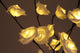 1 Set of 50cm H 20 LED White Rose Tree Branch Stem Fairy Light Wedding Event Party Function Table Vase Centrepiece Decoration | Auzzi Store