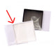 10-Pack 15cm Square Invitation Coaster Favor Gift Box - 4cm Deep - White Card with Clear Slide-On PVC Lid | Auzzi Store