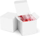 10-Pack White 5cm Square Cube Card Gift Box - Wedding, Jewelry, Party Favor | Auzzi Store