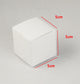 10-Pack White 5cm Square Cube Card Gift Box - Wedding, Jewelry, Party Favor | Auzzi Store