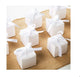 10-Pack White 5cm Square Cube Card Gift Box - Wedding, Jewelry, Party Favor | Auzzi Store