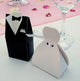 10 Pack of 5 Bride Gown and 5 Groom Tux Wedding Bridal Bomboniere Favor Candy Choc Almond Box - NW | Auzzi Store