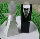 10 Pack of 5 Bride and 5 Groom Wedding Bridal Bomboniere Favor Candy Choc Almond Box - Kate Aspen Design | Auzzi Store