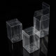 10 Pack of 5x8cm Clear PVC Plastic Folding Packaging Small rectangle/square Boxes for Wedding Jewelry Gift Party Favor Model Candy Chocolate Soap Box | Auzzi Store