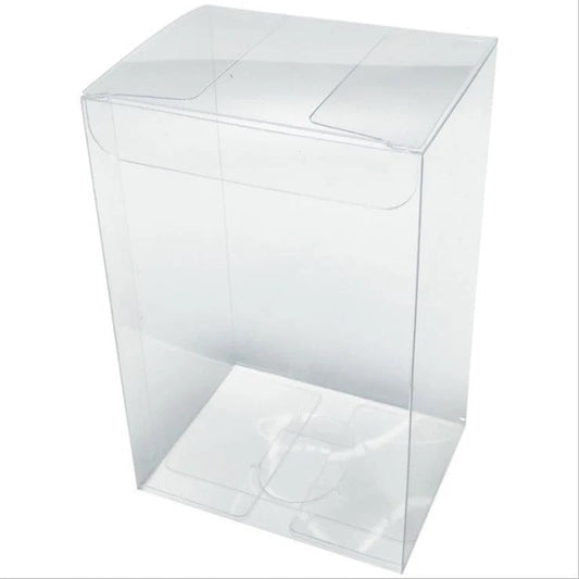 10 Pack of 5x8cm Clear PVC Plastic Folding Packaging Small rectangle/square Boxes for Wedding Jewelry Gift Party Favor Model Candy Chocolate Soap Box | Auzzi Store