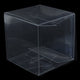 10 Pack of 6cm Clear PVC Plastic Folding Packaging Small rectangle/square Boxes for Wedding Jewelry Gift Party Favor Model Candy Chocolate Soap Box | Auzzi Store