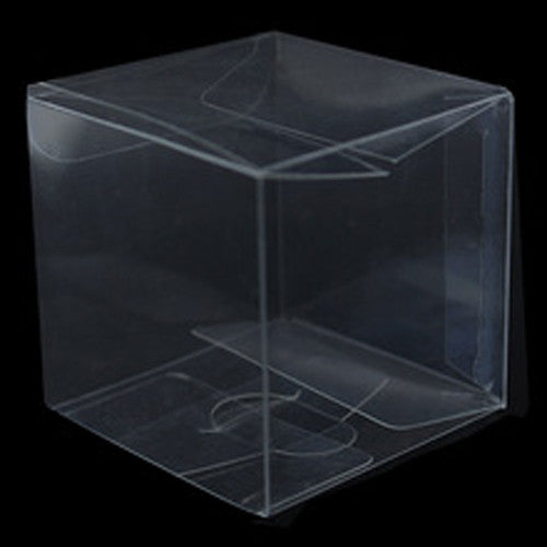 10 Pack of 8cm Square Cube - Product Showcase Clear Plastic Shop Display Storage Packaging Box | Auzzi Store