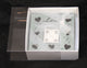 10 Pack of 8cm Square Wedding Invitation Coaster Favor Function product Presentation Cookie Biscuit Patisserie Gift Box - 2cm deep - White Card with Clear Slide On PVC Lid | Auzzi Store