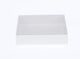 10 Pack of 8cm Square Wedding Invitation Coaster Favor Function product Presentation Cookie Biscuit Patisserie Gift Box - 2cm deep - White Card with Clear Slide On PVC Lid | Auzzi Store