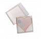 10 Pack of 8cm Square Wedding Invitation Coaster Favor Function product Presentation Cookie Biscuit Patisserie Gift Box - 2cm deep - White Card with Clear Slide On PVC Lid | Auzzi Store