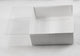 10 Pack of 8cm Square Wedding Invitation Coaster Favor Function product Presentation Cookie Biscuit Patisserie Gift Box - 2cm deep - White Card with Clear Slide On PVC Lid | Auzzi Store