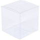 10 Pack of 9cm Sqaured Cube Gift Box -  Product Showcase Clear Plastic Shop Display Storage Packaging Box | Auzzi Store