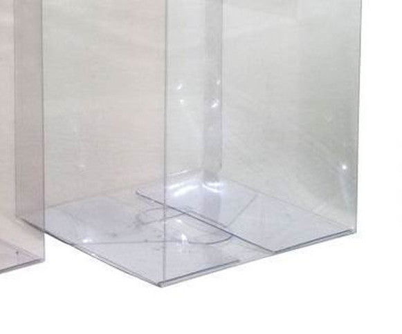 10 Pack of Large Plastic 22x14.5cm Rectangle Cube Box - Exhibition Gift Product Showcase Clear Plastic Shop Display Storage Packaging Box | Auzzi Store
