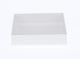 10 Pack of White Card Box - Clear Slide On Lid - 30 x 20 x 8cm -  Large Beauty Product Gift Giving Hamper Tray Merch Fashion Cake Sweets Xmas | Auzzi Store