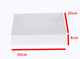 10 Pack of White Card Box - Clear Slide On Lid - 30 x 20 x 8cm -  Large Beauty Product Gift Giving Hamper Tray Merch Fashion Cake Sweets Xmas | Auzzi Store
