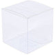 10 Piece Pack -PVC Clear See Through Plastic 15cm Square Cube Box - Large Bomboniere Product Exhibition Gift | Auzzi Store