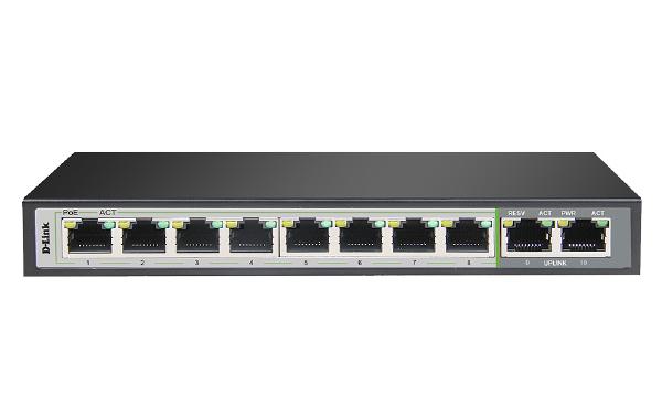 10-Port Gigabit PoE Switch with Long Reach PoE Ports | Auzzi Store